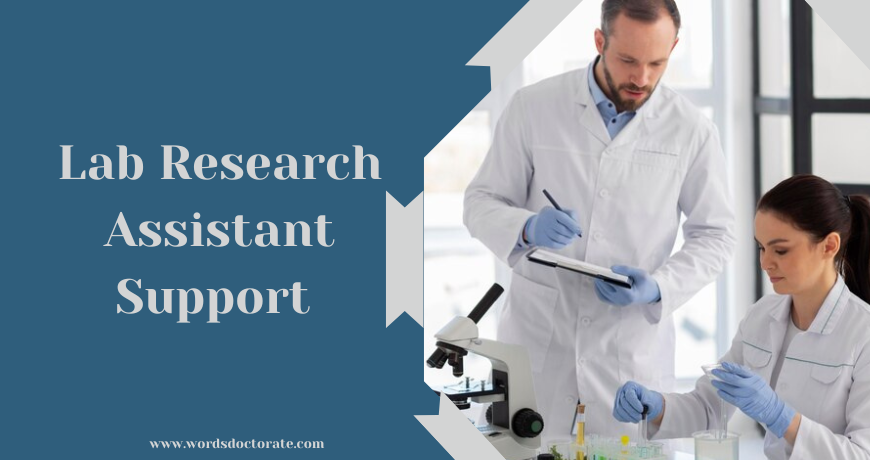 Lab research assistant support